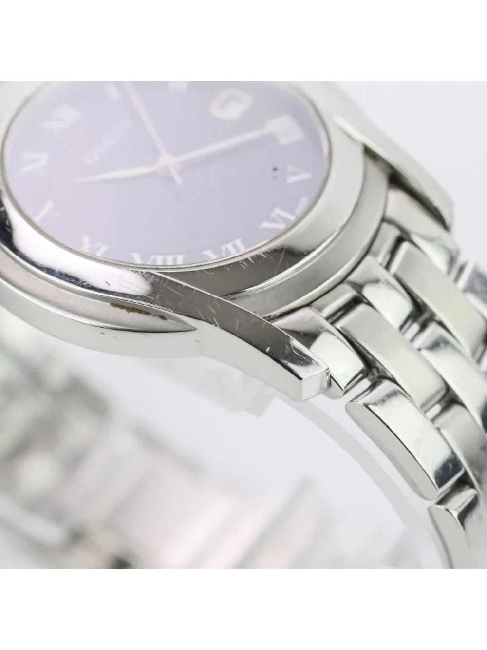 Gucci Quartz Watch Black Dial Silver